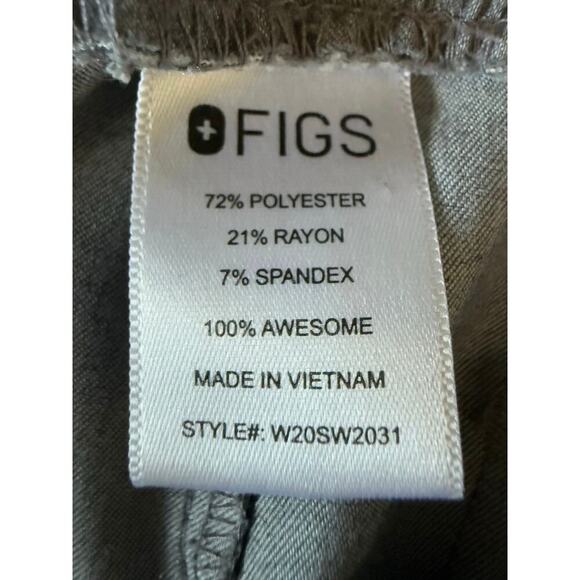 FIGS High Waisted Yola Skinny Scrub Pant Womens Small Dark Grey - Picture 7 of 9